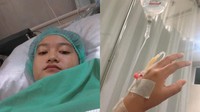 Waktu awal ngerasain nyeri di payudara sebelah kanan, besoknya langsung ke dokter. Saat udah cek, ternyata ada tumor jinak dan ukurannya berdiameter sekitar 6 sentimeter, ya kira-kira sebesar telur ayam, ujar Nanda pada detikcom, Selasa (13/9/2022). (Foto: Instagram/@rizkianandaptri atas izin yang bersangkutan).