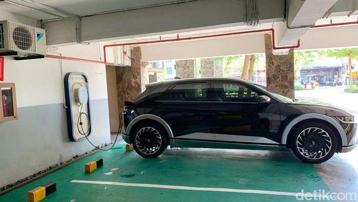 alat pengisian mobil listrik di Banyuwangi