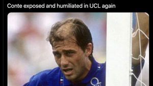 Ragam Meme Ledek Conte, di Liga Champions Masih Tak Oke