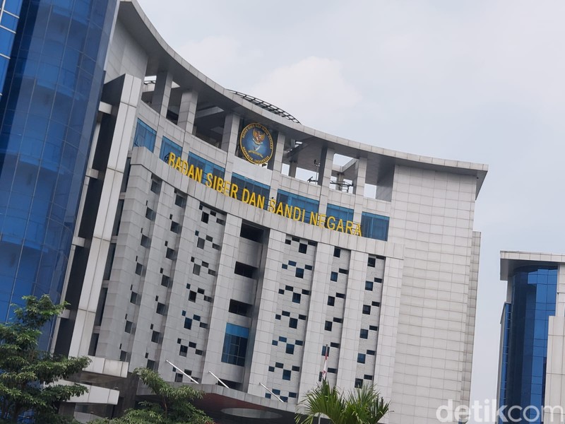 Kantor BSSN di Sawangan, Depok, Jawa Barat.