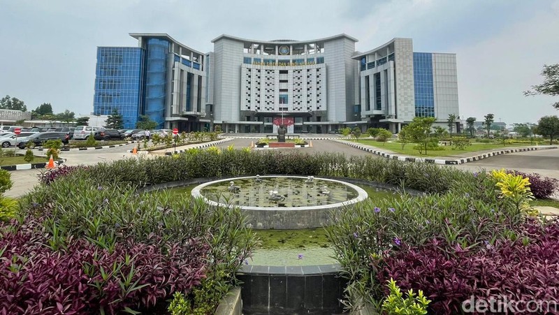 Kantor BSSN di Sawangan, Depok, Jawa Barat.