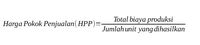 Begini Cara Menghitung Harga Pokok Penjualan Hpp Yan - Mores.pics