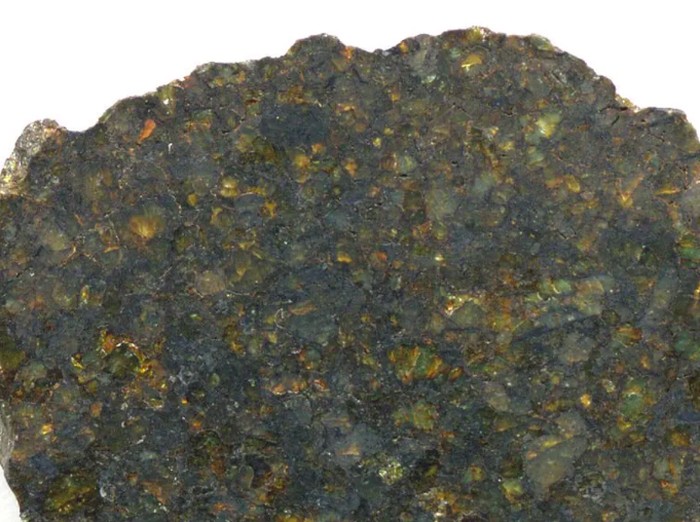 Contoh meteorit Ureilite.