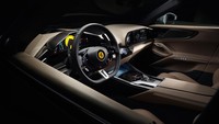 Dilihat dari interiornya, Purosangue adalah jenis Ferrari yang sangat berbeda. Jika dari luar mirip seperti Ferrari Roma, tampilan interior Ferrari Purosangue justru sangat berbeda. Foto: Dok. Ferrari