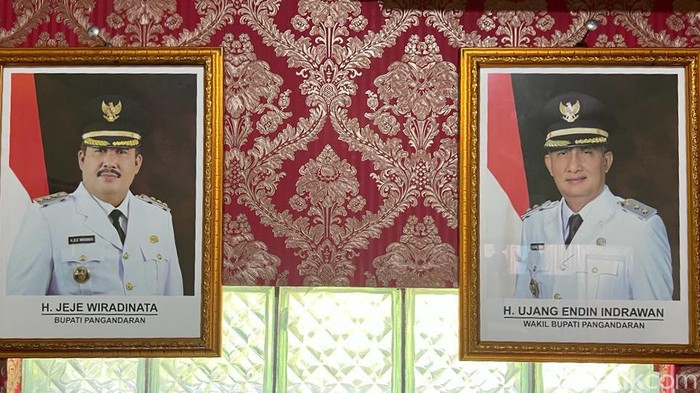Foto Bupati Jeje Wiradinata dan wakilnya Ujang Endin Indrawan