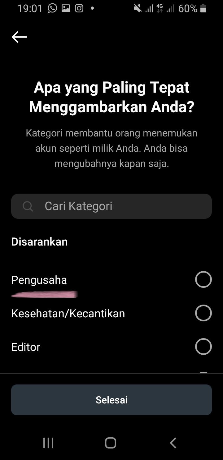 Cara membuat instagram bisnis.