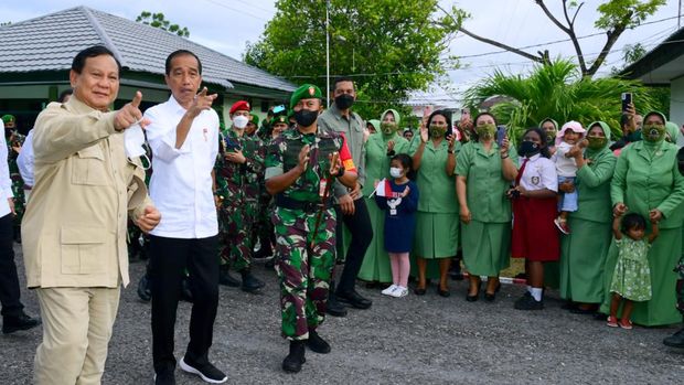 Jokowi dan Prabowo di Tual