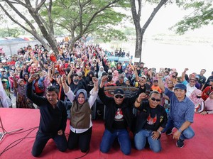 Kepincut Program Desa, Relawan di Bojonegoro Dukung Ganjar Nyapres