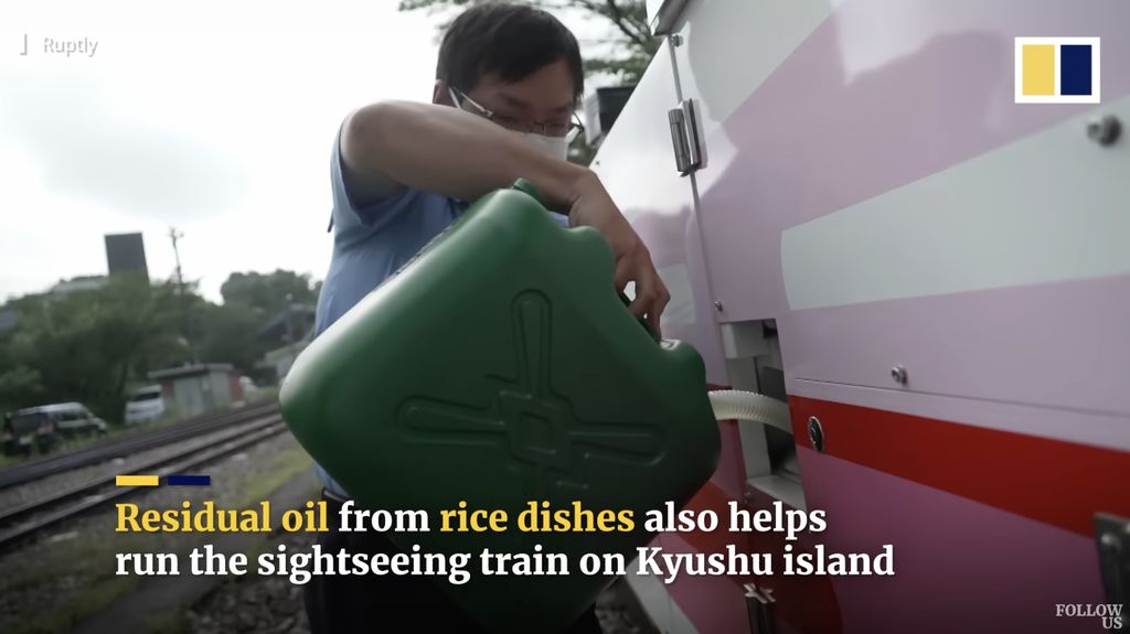 Kereta Ini Pakai Bahan Bakar Minyak Jelantah, Baunya Mirip Nasi Goreng!