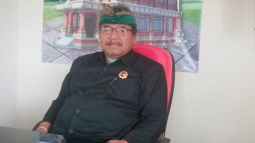 Ketua Majelis Desa Adat (MDA) Kabupaten Jembrana I Nengah Subagia, Rabu (14/9/2022)