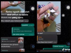 Kocak! Reaksi Nonmuslim Saat Diberi Air Zamzam Hadiah Pulang Umrah