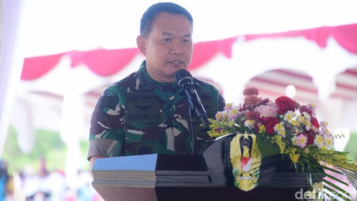 KSAD Jenderal Dudung Abdurachman (Raja Adil Siregar/detikSumut)