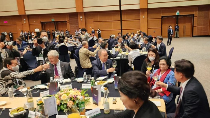 Megawati hadiri jamuan makan malam Jeju Peace Forum 202 di Korea Selatan