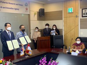 BRIN-KKP Teken MoU dengan Jeju National University Tingkatkan Kerja Sama Riset