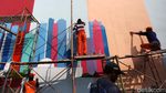 Dipenuhi Mural, Wujud Kampung Gembira Gambrong Jaktim Mulai Terlihat