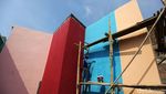 Dipenuhi Mural, Wujud Kampung Gembira Gambrong Jaktim Mulai Terlihat