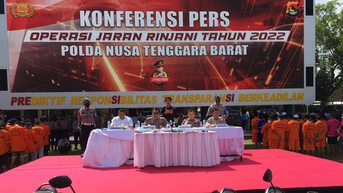 Polda NTB amankan 364 kasus pencurian dengan pemberatan, dengan kekerasan dan curanmor di NTB, Rabu (15/9/2022).