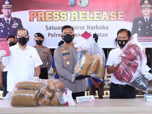 Kedapatan Bawa 15 Kg Ganja, 2 Warga Sidimpuan Ditangkap di Tapsel
