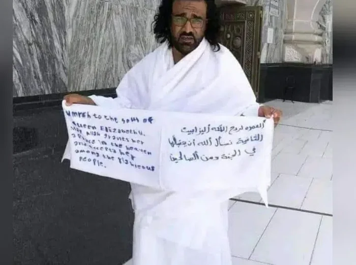 Pria Yaman umrah atas nama Ratu Elizabeth II