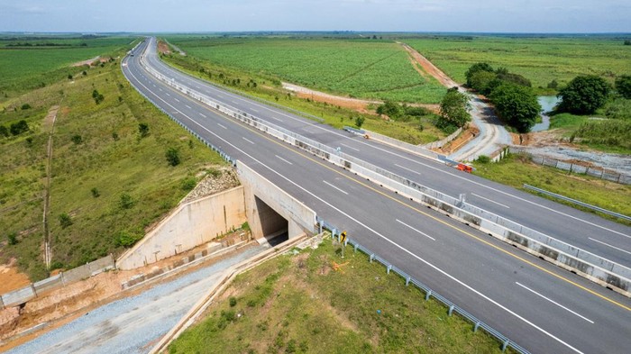 Tol Simpang Indralaya-Prabumulih Penampakan terkini tol Simpang Indralaya-Prabumulih yang hampir jadi