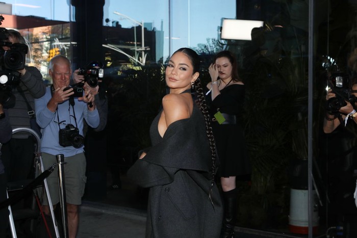 1423645474 NEW YORK, NEW YORK - SEPTEMBER 14: Vanessa Hudgens attends the Michael Kors SS23 Show at Highline Stages on September 14, 2022 in New York City. (Photo by Udo Salters/Patrick McMullan via Getty Images)