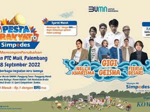 Pesta Rakyat Simpedes 2022 Ke-6 di Palembang Siap Digelar