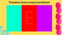 Mari coba soal yang satu ini, temukan nomor yang tersembunyi.