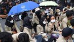 Potret Aksi Damai-Panggung Rakyat Demo BBM di Malioboro Jogja