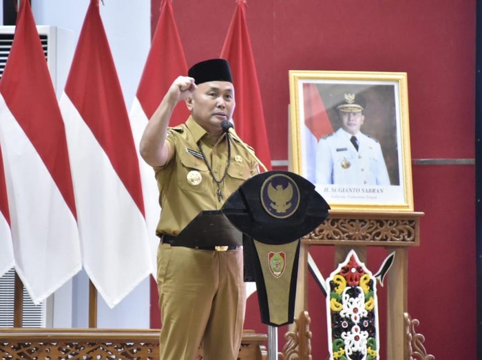 Gubernur Kalteng Sugianto Sabran.
