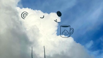 Gambar yang dihasilkan adalah interpretasi yang menyenangkan dan sangat kreatif dari kehidupan sehari-hari yang tidak akan pernah diperhatikan oleh banyak orang. Foto: Instagram/adailycloud by Chris Judge