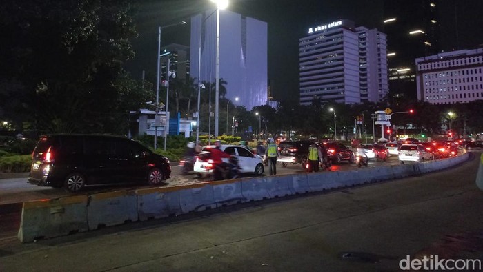 Jalan Medan Merdeka Barat Dibuka. (Anggi/detikcom)
