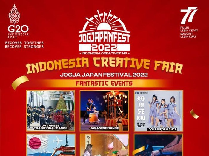 Jogjapanfest 2022 di Kabupaten Bantul.