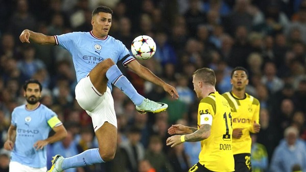 Momen Dramatis, Manchester City Menang Tipis Lawan Dortmund 2-1