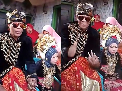 Kisah pernikahan beda usia di Lombok viral di media sosial. Kisah pernikahan beda usia di Lombok viral di media sosial.
