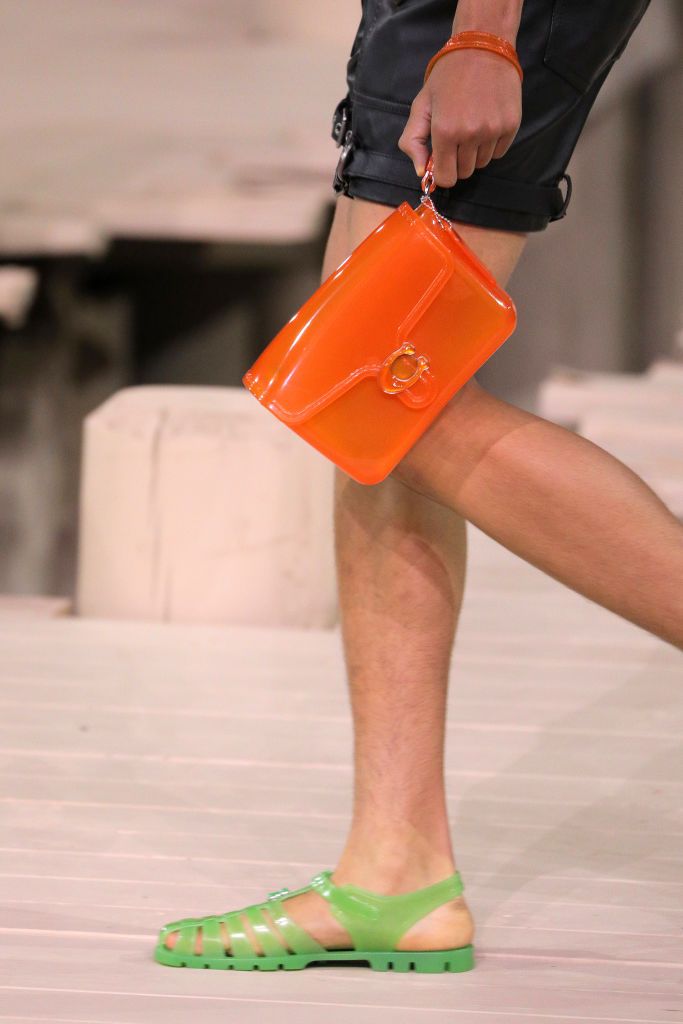 NEW YORK, NEW YORK - SEPTEMBER 12: A model walks the runway during the Coach Spring 2023 fashion Show during the September 2022 New York Fashion Week: The Shows at Park Avenue Armory on September 12, 2022 in New York City. (Photo by Randy Brooke/WireImage)