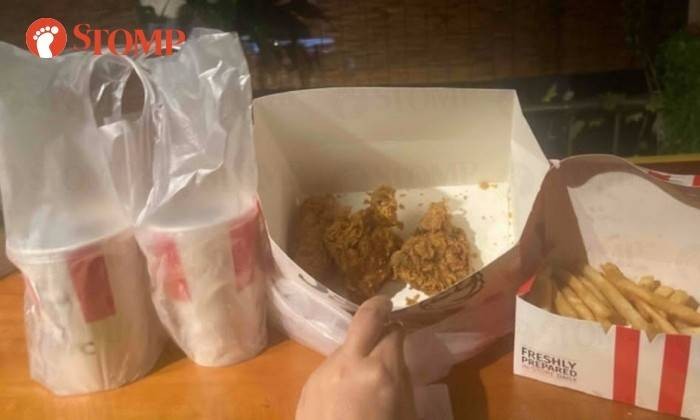 Nyesek! Netizen Dapat Ayam KFC Super Mungil, Sebesar Jari Tangan