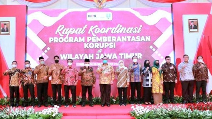 Rakor Program Pemberantasan Korupsi Wilayah Jawa Timur