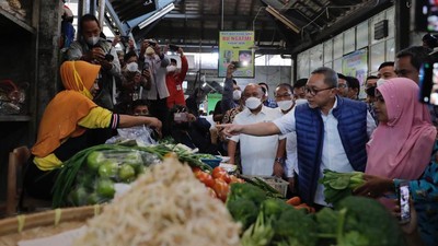 Saat Mendag Pantau Harga Kebutuhan Bahan Pokok Usai Kenaikan BBM