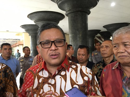 Sekjen DPP Partai Demokrasi Indonesia Perjuangan Hasto Kristiyanto, Kamis (15/9/2022).