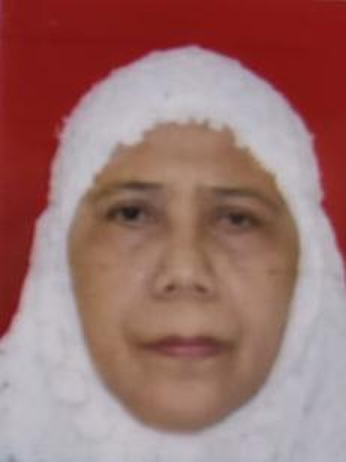 Sosok Ustazah Tasliman yang meningga saat pengajian di Masjid Tebet, Jaksel, Kamis (15/9/2022).
