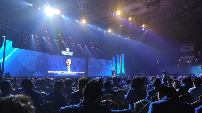 Suasana di arena Rapimnas Partai Demokrat (Alfons-detikcom)