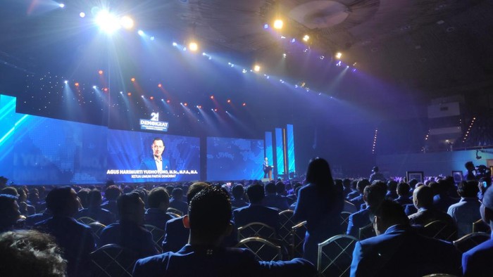 Suasana di arena Rapimnas Partai Demokrat (Alfons-detikcom)