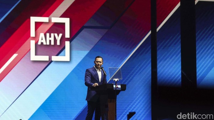 Partai Demokrat gelar rapat pimpinan nasional (Rapimnas) 2022. Rapimnas mengagendakan pidato kebangsaan Ketum Demokrat Agus Harimurti Yudhoyono (AHY).