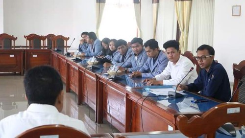 Audiensi Aliansi BEM Bali Utara di DPRD Buleleng