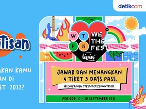 Selamat! Ini 4 Pemenang Tiket Gratis We The Fest 2022 dari detikcom