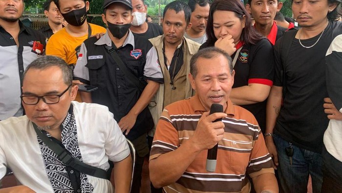 Driver taksi online usai pertemuan dengan aplikator (Mulia-detikcom)