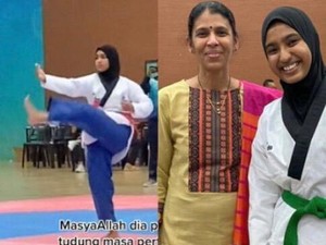 Viral Atlet Taekwondo India Non Muslim Minta Pakai Hijab Saat Turnamen