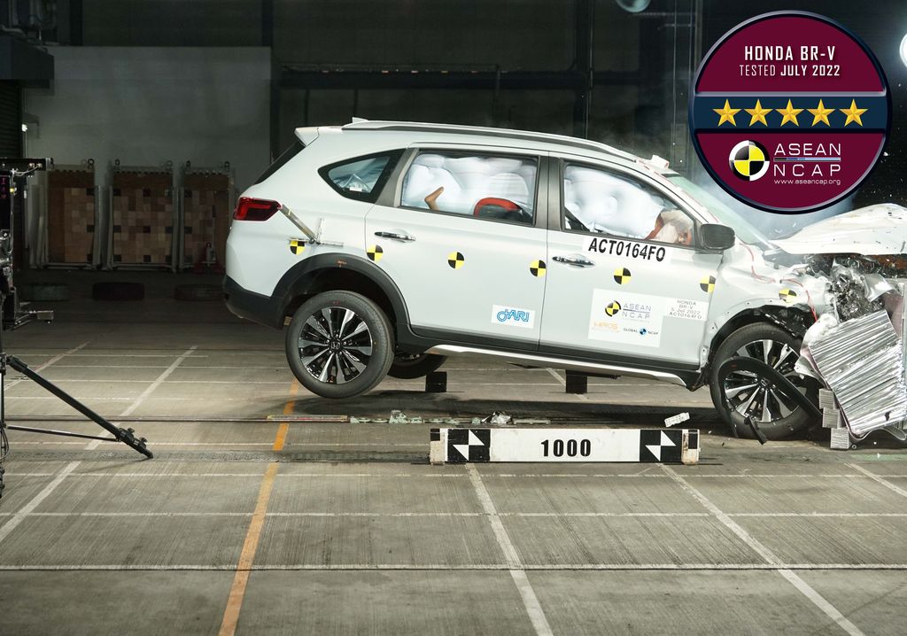 Honda HR-V dan BR-V diuji tabrak