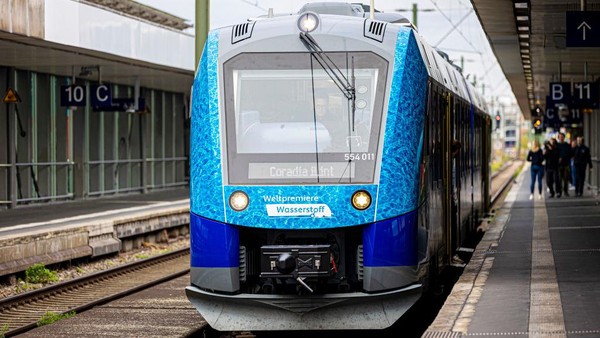 Wow! Jerman Punya Kereta Hidrogen Lho Begini Bentuknya