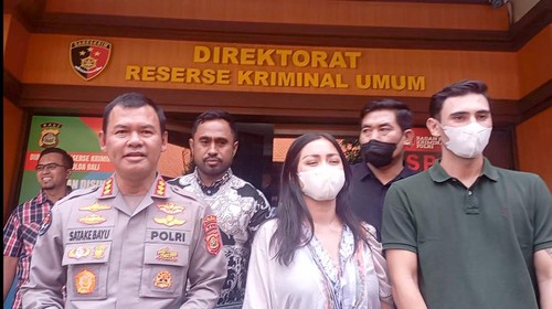 Jessica Iskandar di Polda Bali